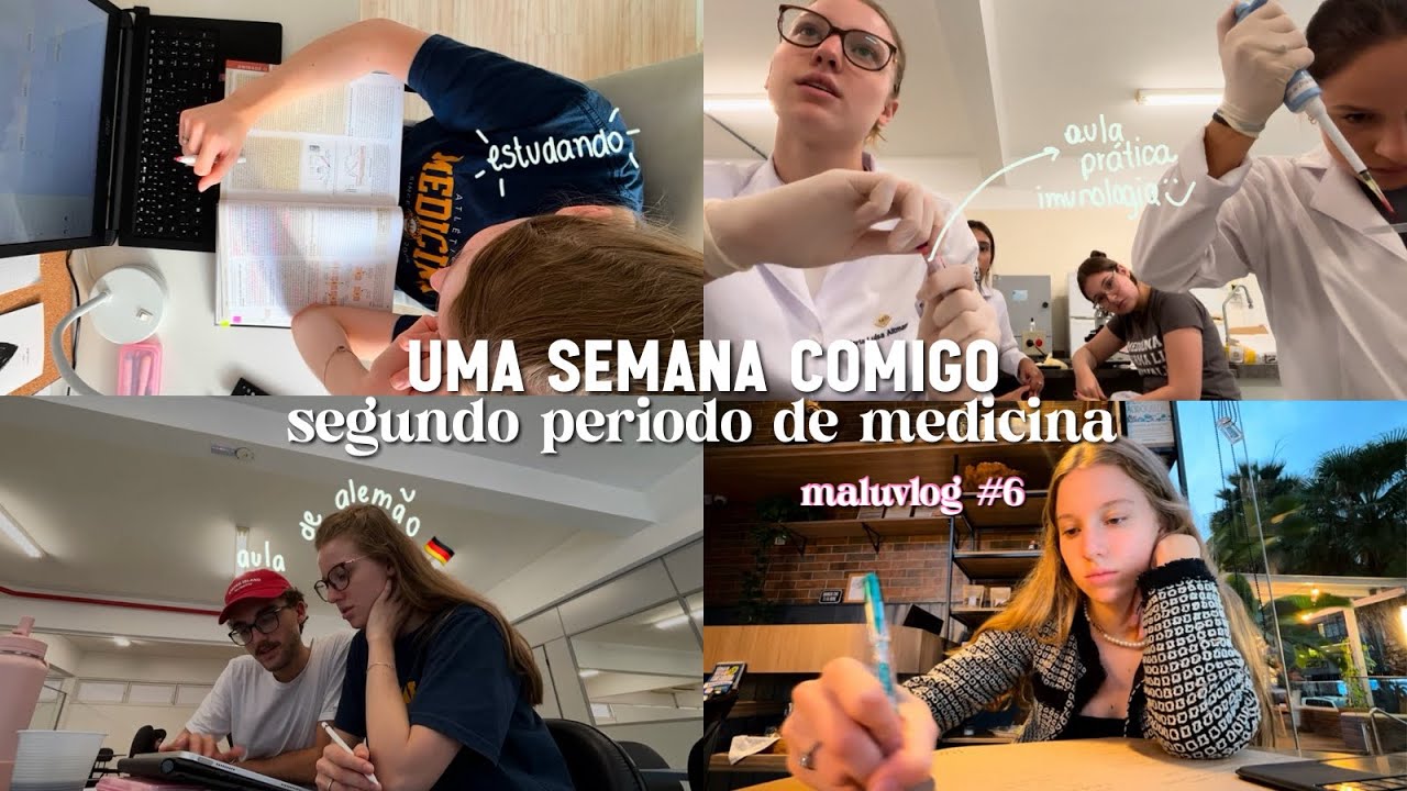uma semana no 2° período de medicina - maluvlog #6 | estudos, academia, anatomia & rotina