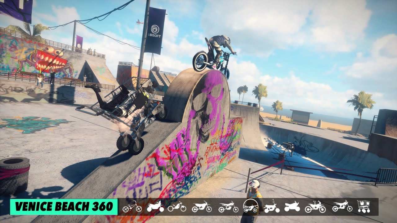 WORLD RECORD for all of the bikes | venice beach 360 | trials rising