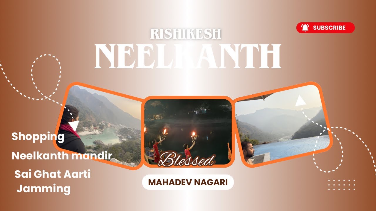 (Day-4)Pune to Rishikesh❤️ Blessed to take the blessings from neelkanteshwar mahadev maharaj❤️❤️❤️