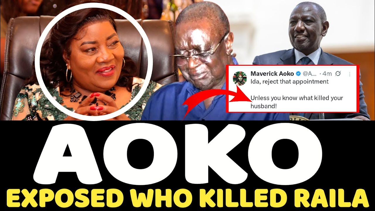 IDA ODINGA REJECTS Ruto's Appointment as the AMBASSADOR - Maverick AOKO Bomb!