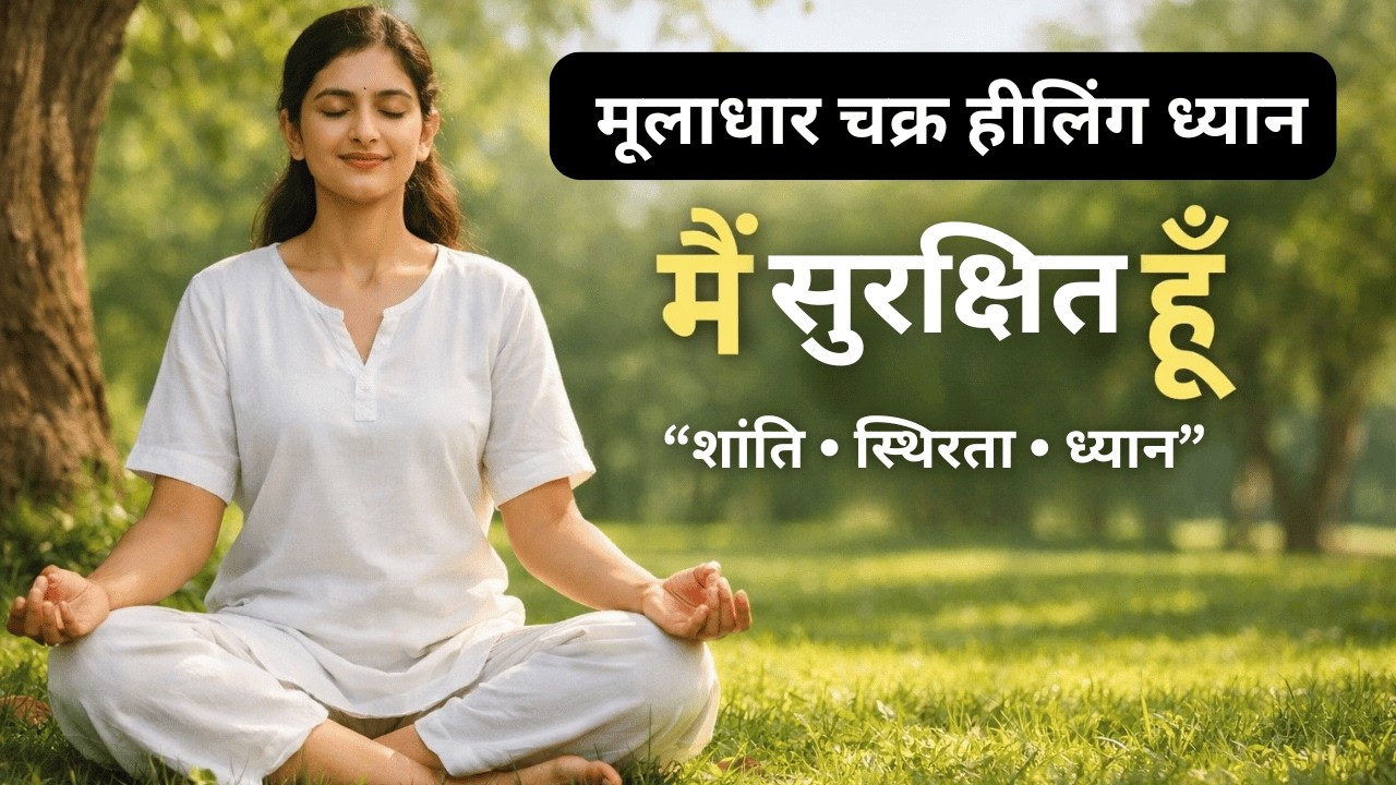 मूलाधार चक्र ध्यान | सुरक्षा, स्थिरता और समृद्धि के लिए शक्तिशाली पुष्टि वाक्य | Root Chakra Healing