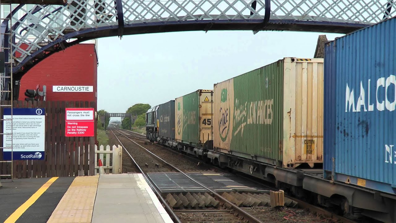 66421 on 4A13 Grangemouth to Aberdeen fails at Easthaven causing chaos for 3 hours