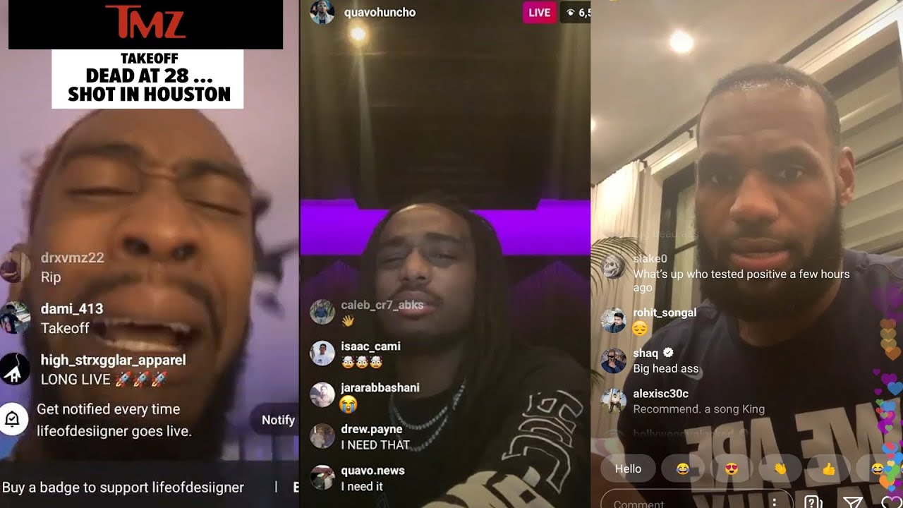 Sports and Music Stars React to Takeoff Death
