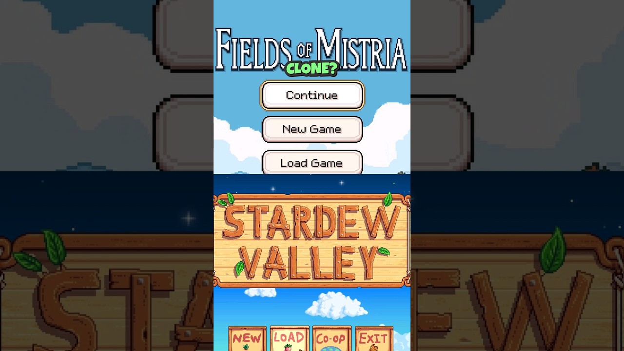Fields of Mistria vs Stardew Valley 👀