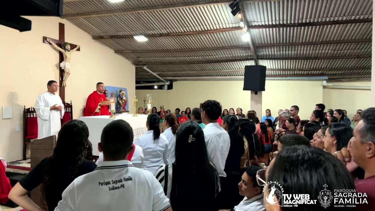 MISSA E ADORAÇÃO LUMINOSA - PARÓQUIA SAGRADA FAMÍLIA - SOLÂNEA PB