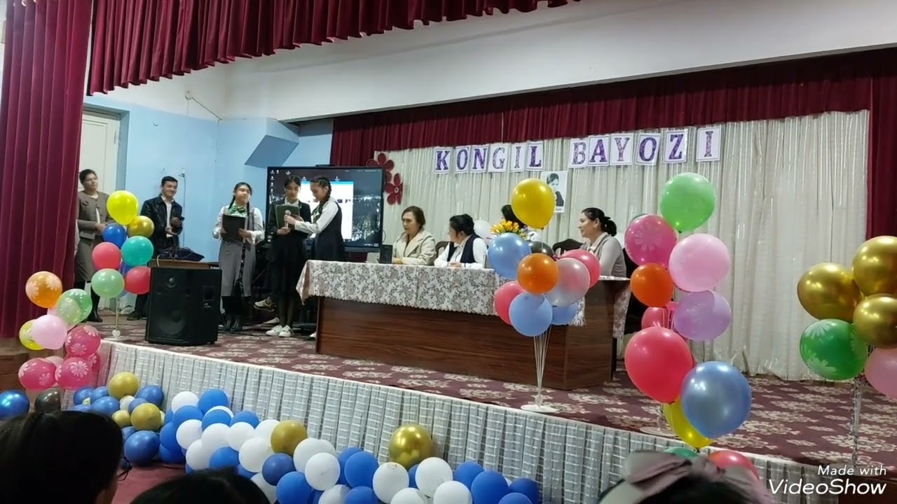 Xonqa tuman 40-son umumta'lim maktabida shoira Muhabbat Safayeva bilan uchrashuv