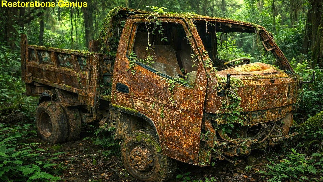 From Scrap to Beast: Restoring an Extremely Rusted Ben Dump Truck Left to Rot for Hundreds of Years