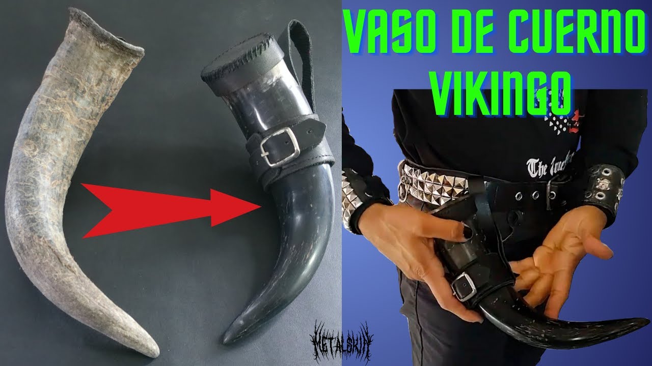 Transformando cuerno de toro en vaso vikingo / Como pulir cuerno