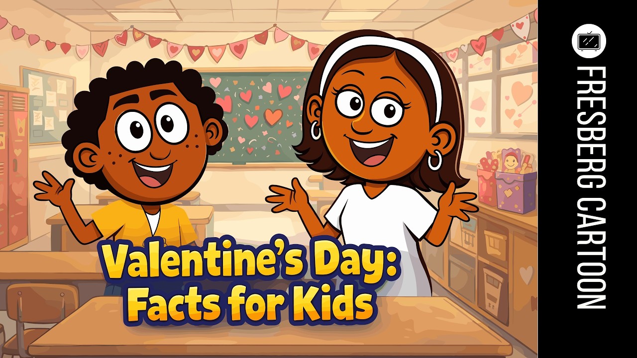 Valentine’s Day Fun Facts for Kids 💕 | History, Candy & Kindness