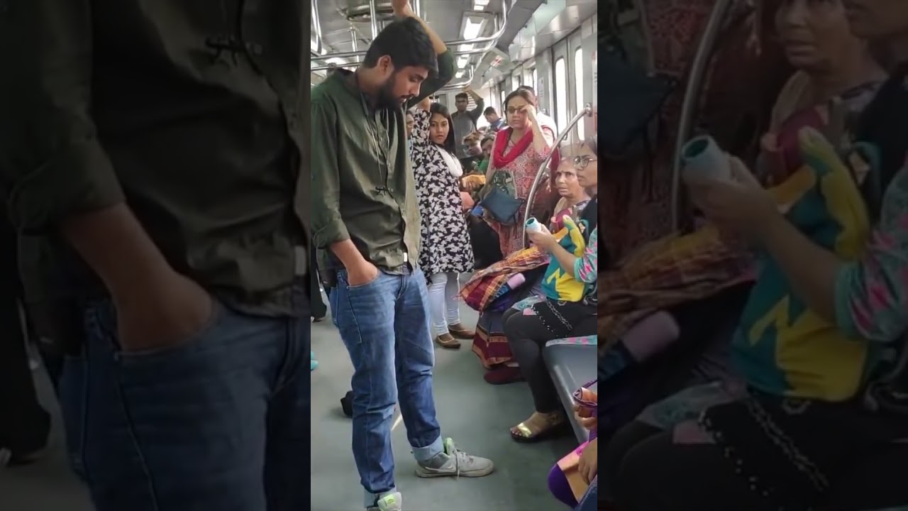 Mirgi Attack Prank In Metro On Cute Girls😍😍 