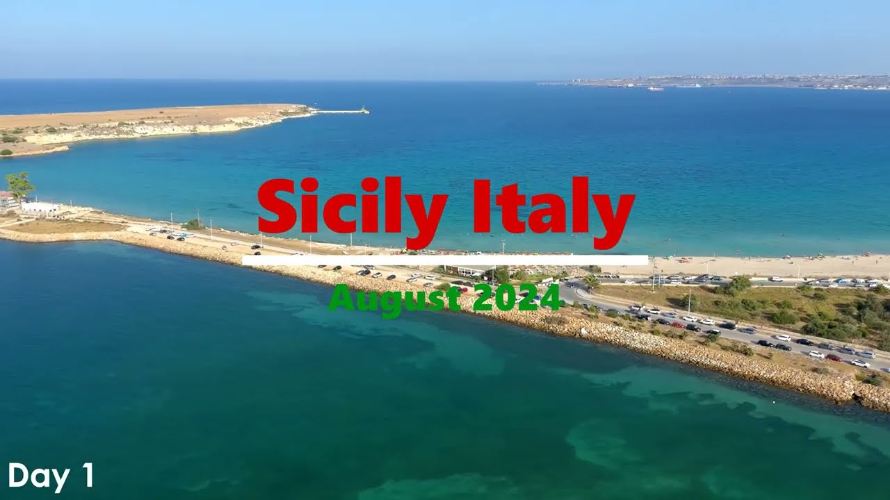 Sycylia Włochy 2024 Dzień 1  Grammichele Syrakuzy Priolo
