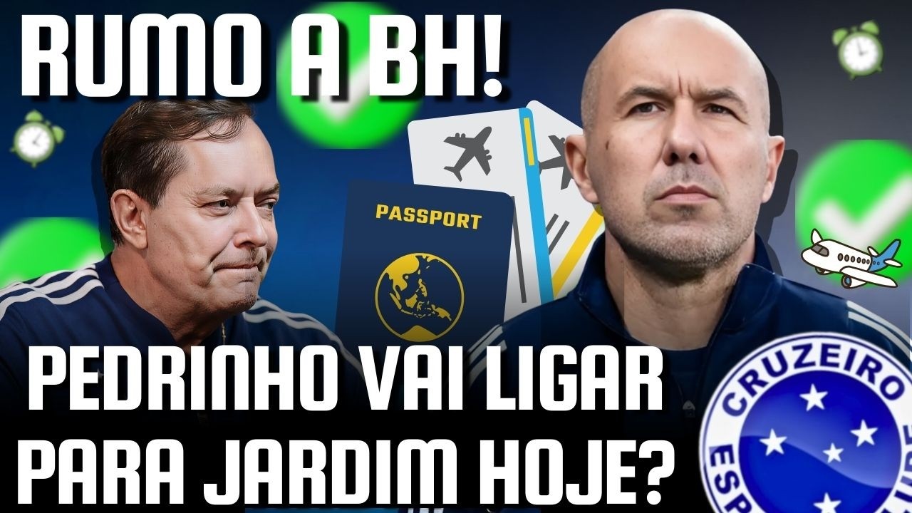 BOMBA: CRUZEIRO PODE RETOMAR CONVERSAS COM LEONARDO JARDIM! PEDRINHO VAI LIGAR PRA JARDIM HOJE?