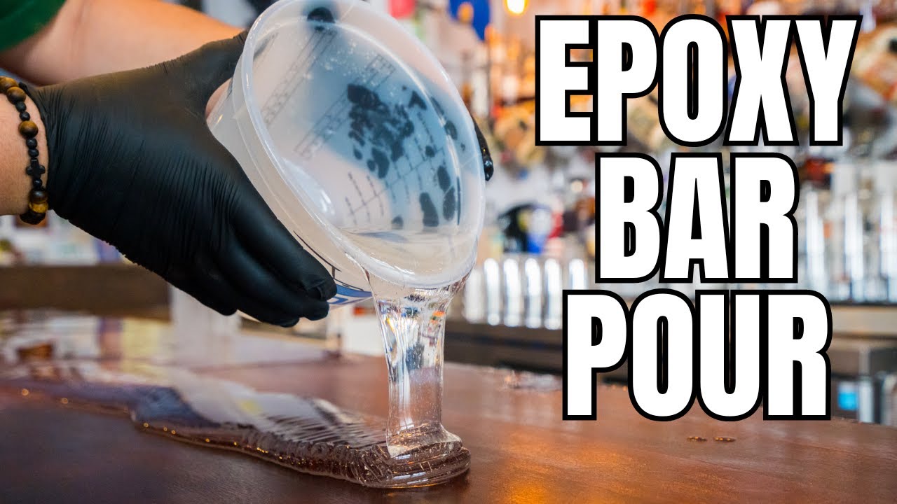 The Ultimate Bartop Upgrade: Pouring the BEST Epoxy for a Glossy Finish