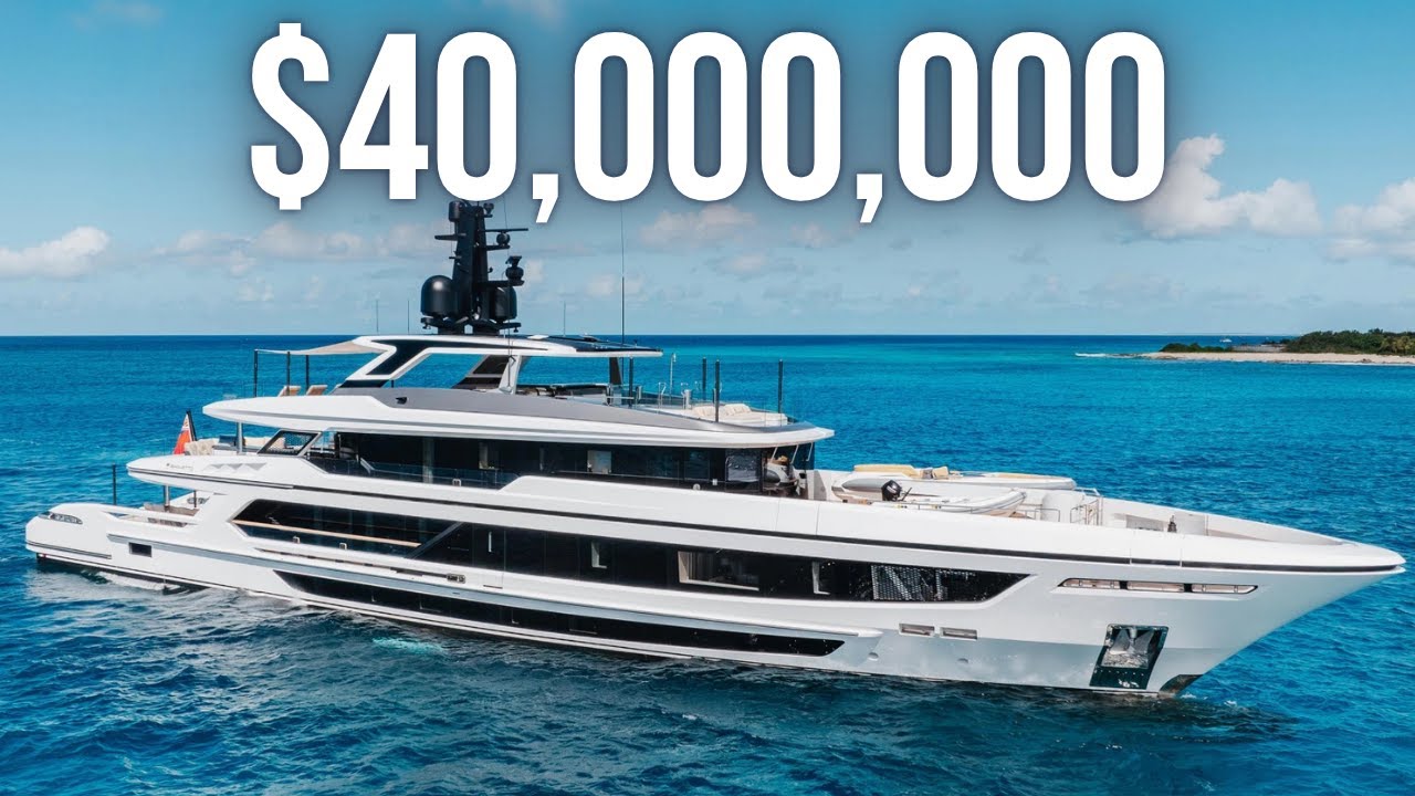 Inside a $40,000,000 Luxury SuperYacht | Baglietto T52 Super Yacht Tour