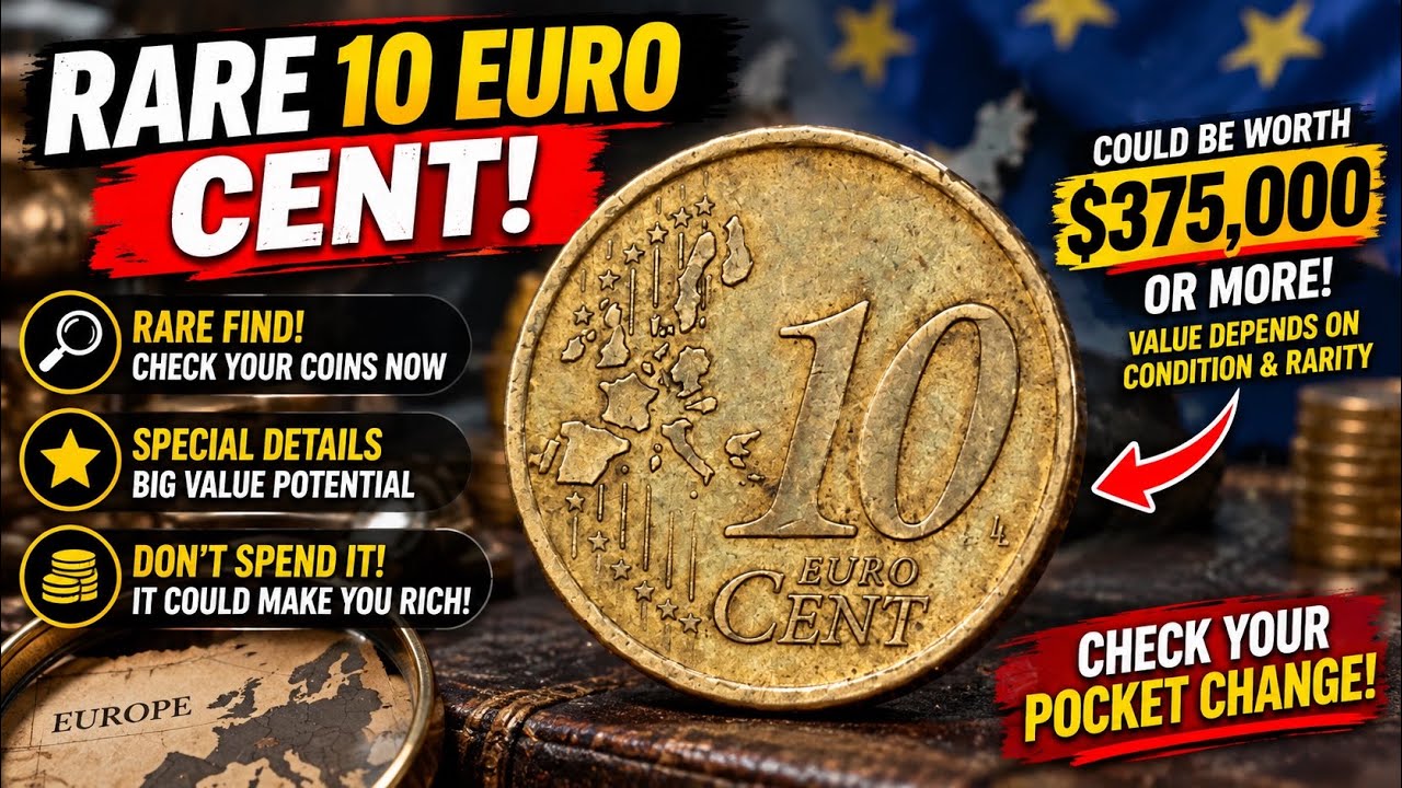 Check Your Pockets! Rare Euro Cent Coin Error Worth a Fortune | USA Coins History