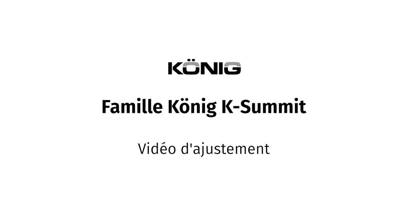 König K-Summit Tutorial adjustments FR ⛓️