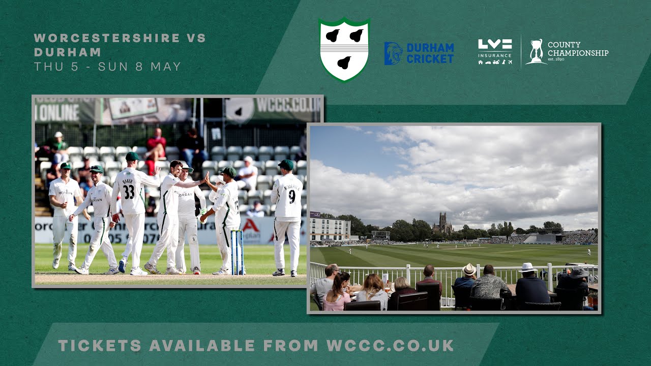 LIVE | Worcestershire vs Durham - Day Three
