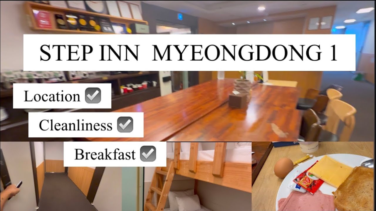 Inside Step Inn Myeongdong 1 Perfect Base for Seoul Adventures🇰🇷☑️💖