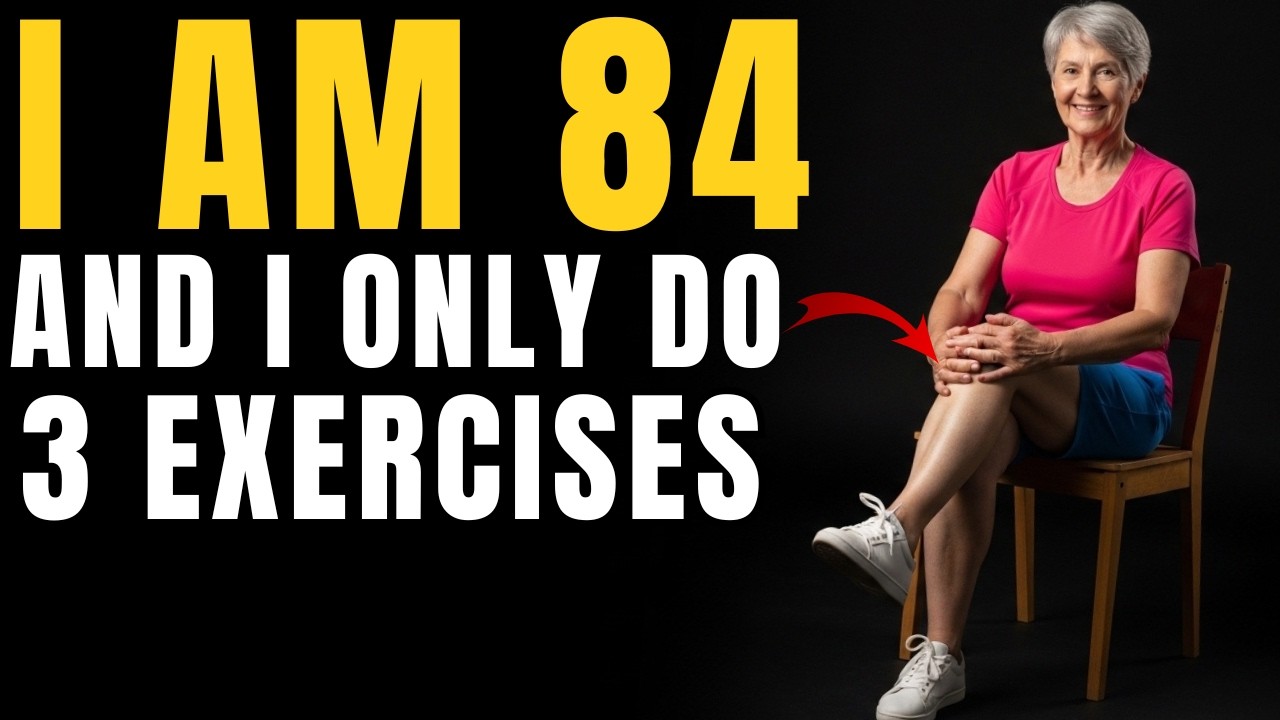 Over 60? This 5-Minute Chair Routine Relieves Knee Pain & Builds Leg Strength | senior health tips