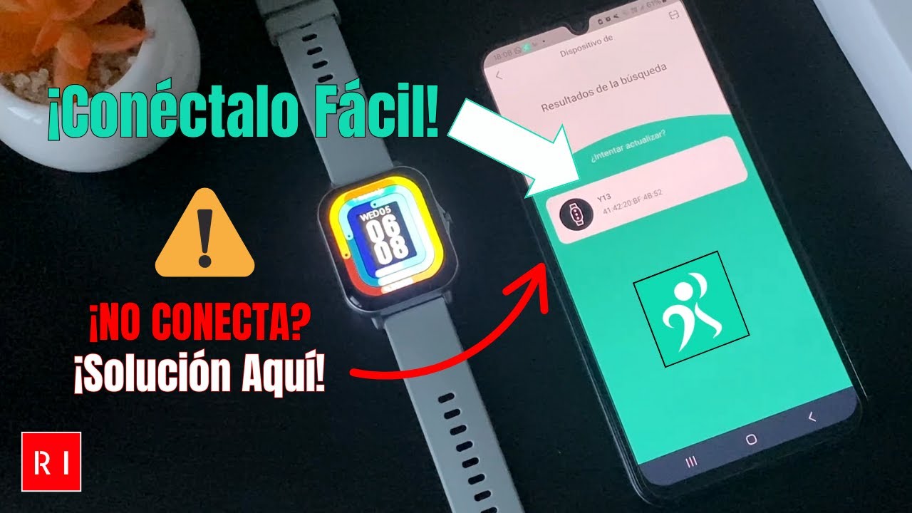 📲 Cómo Vincular el Smartwatch Y13 a Hryfine, Configurarlo y Ponerle Fondos. ¡Guía Completa! ⌚✅
