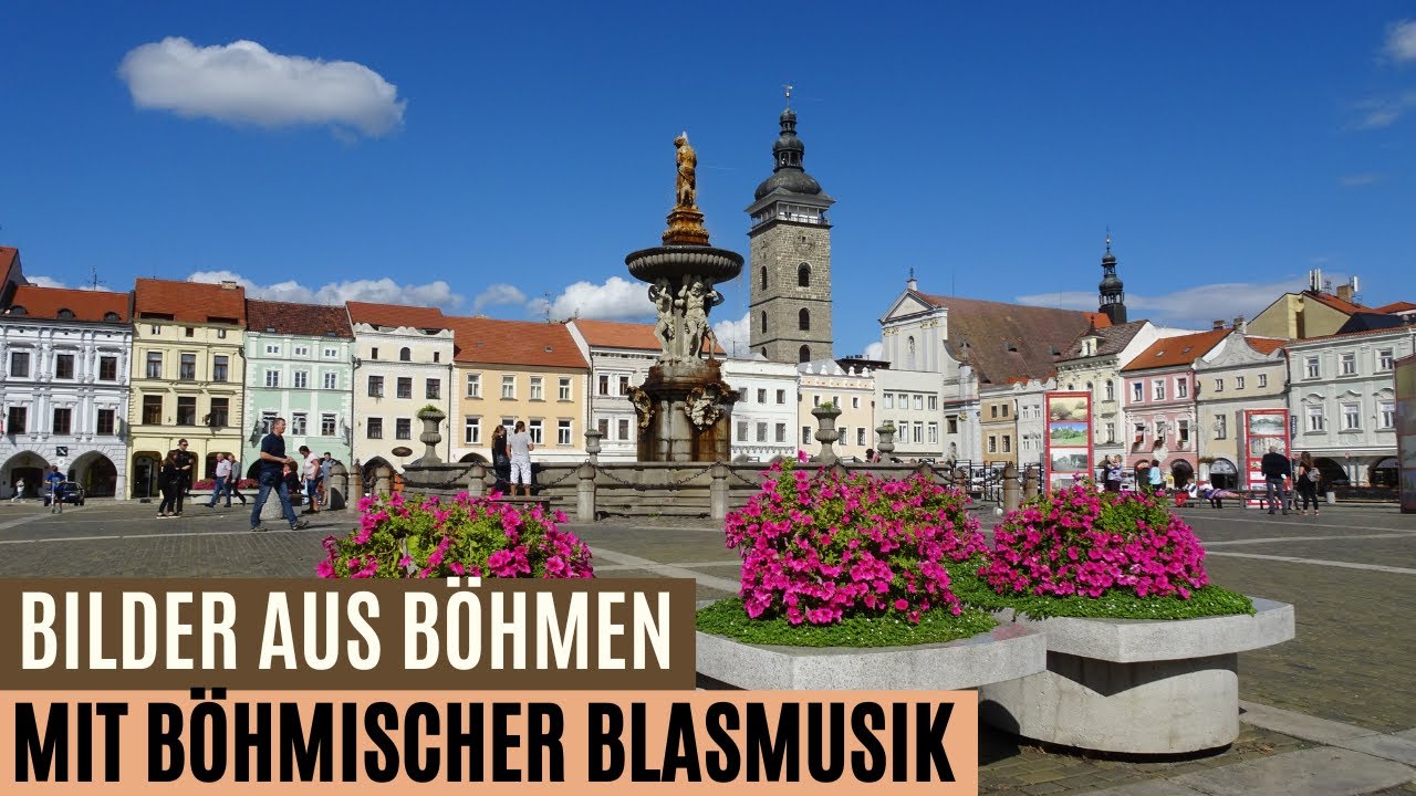 Böhmische Blasmusik mit Bildern aus Böhmen (Loket, Budweis, Krummau, Eger) @rucksackwandern