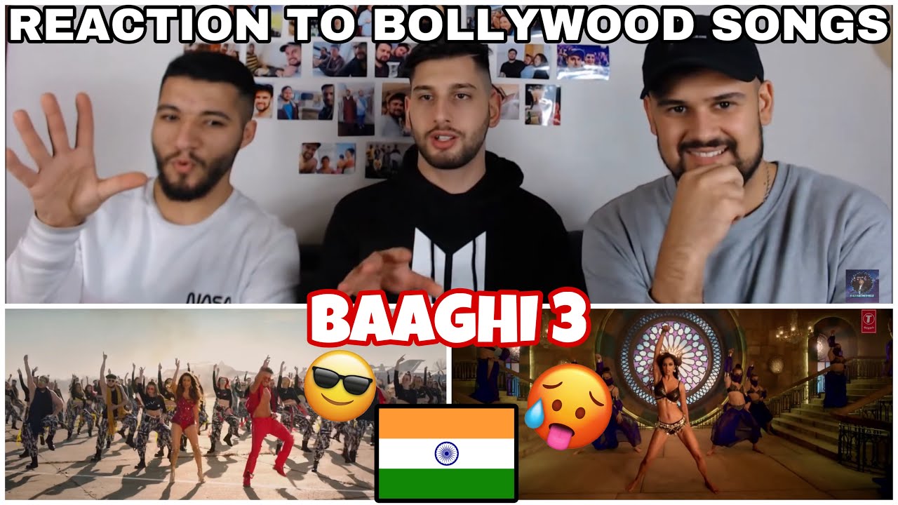 Reaction to Bollywood Songs:Baaghi 3 