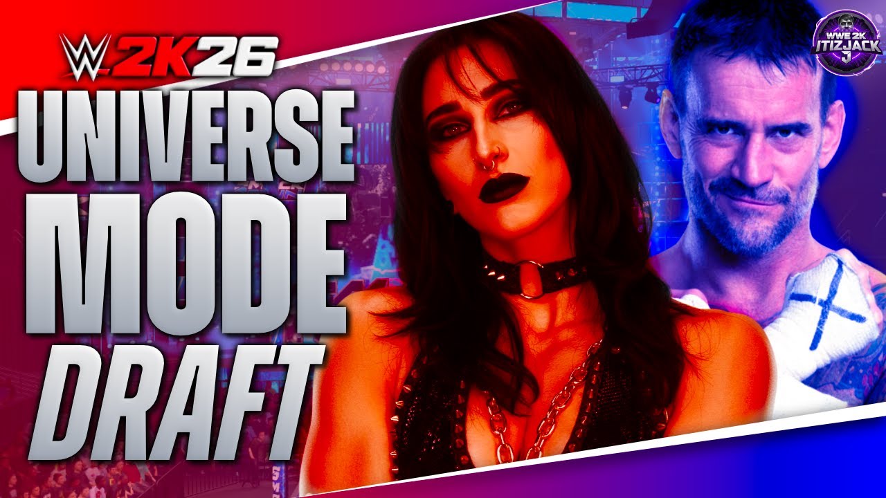 Составы команд в режиме Universe Mode в WWE 2K26! | Драфт в режиме Universe Mode в WWE 2K25