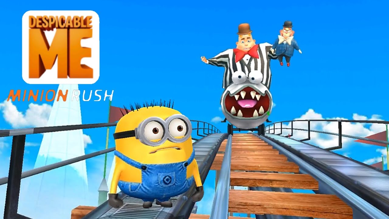Minion Rush Jerry Vs Villaintriloquist boss battle gameplay walkthrough android ios
