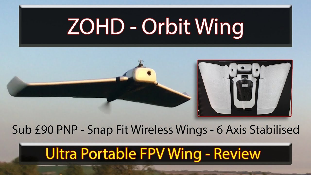 ZOHD Orbit Review - Snap-fit Flying Wing with built in Stabiliser
