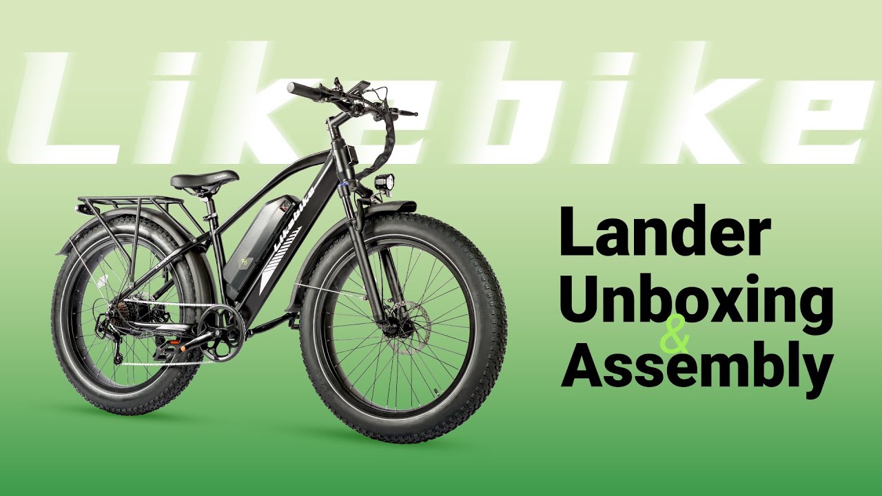 Likebike Lander Unboxing and Assembly | E-Bike Unboxing