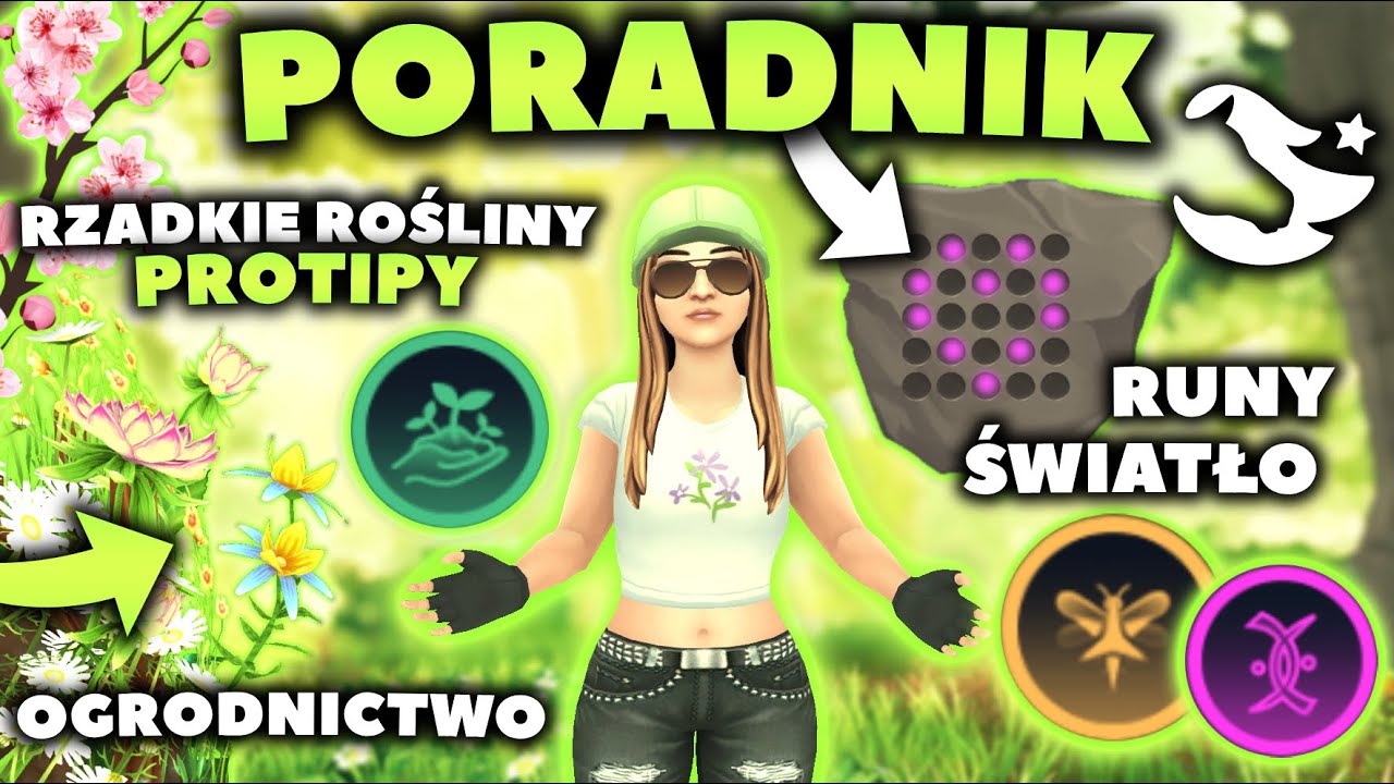 PORADNIK DRUIDA 🌳 KAPRYS, RUNOLOGIA, TERRA 🌸 JAK ZDOBYĆ RZADKIE ROŚLINY 🌸 || Poradnik Star Stable