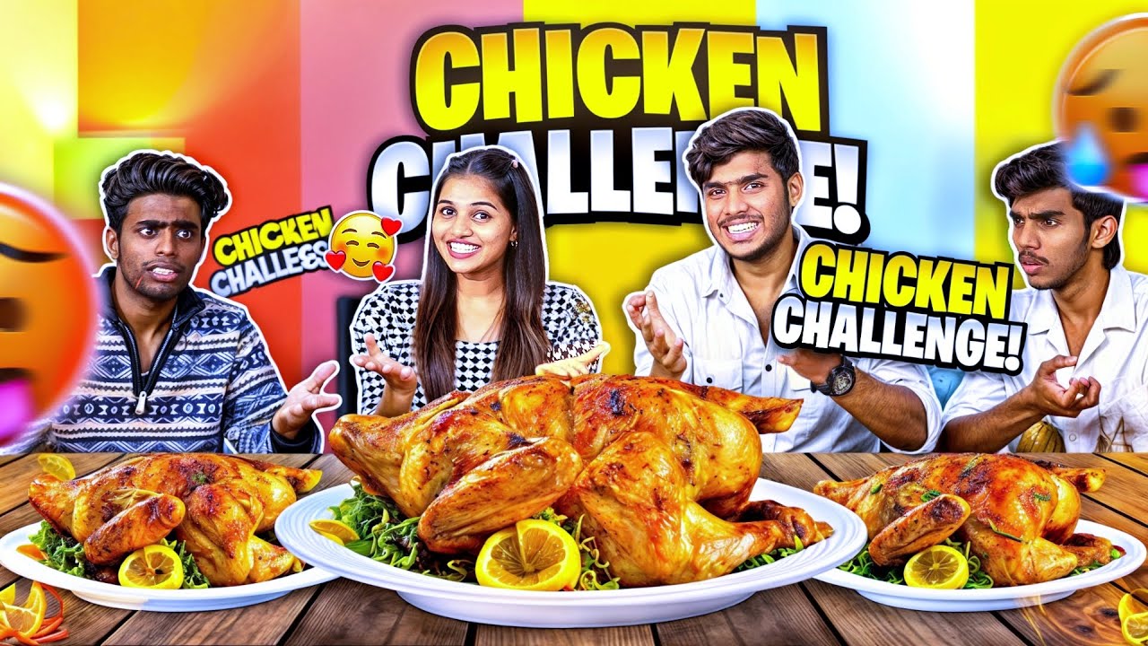 4 FULL GRILL EATING CHALLENGE || CHICKEN VS NRFM || WINNER? #nrfm #foodchallenge  #comedy