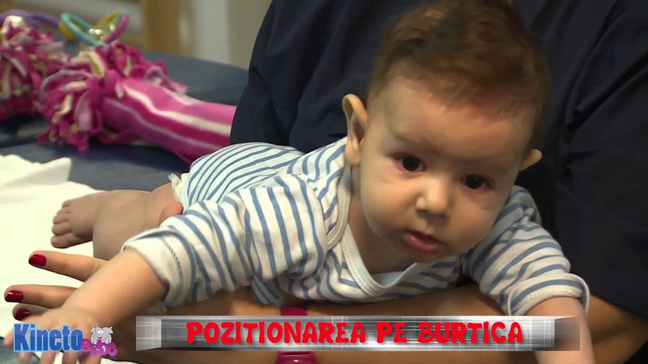 KinetoBebe - Pozitionarea pe burta