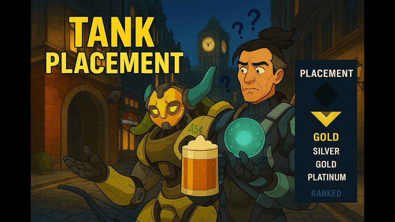 This is HOW MY TANK PLACEMENT went #overwatch2 #gaming #gamer