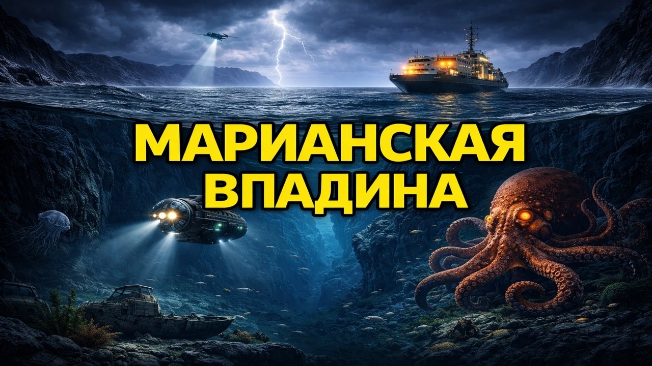 МАРИАНСКАЯ ВПАДИНА — БЕЗДНА, КОТОРАЯ СКРЫВАЕТ НЕЧТО ЖИВОЕ.  Факты о которых вы не знали