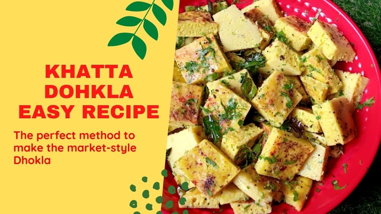 Gujarati Khatta Dhokla Recipe | Easy Recipe | Market Style Khatta Dhokla