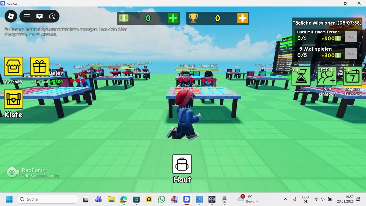 Mein erstes mal Roblox (Ich bin komplett lost)
