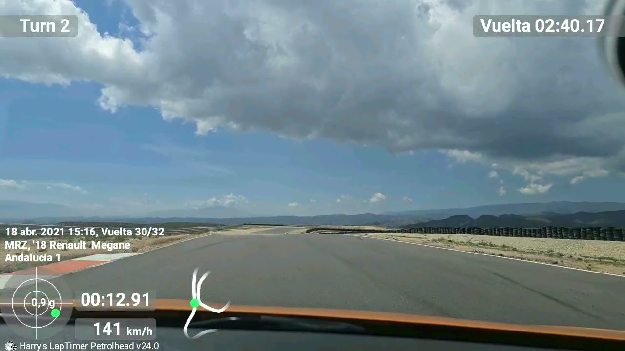 Andalucia circuit Almeria, renault megane rs4 280cv. 103octanos.
