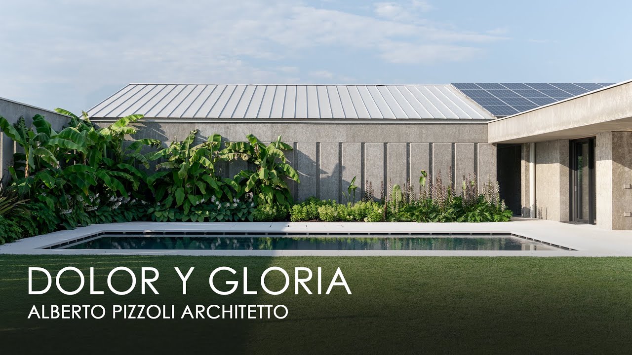 Una casa moderna con una piccola oasi di pace al suo interno - Alberto Pizzoli Architetto