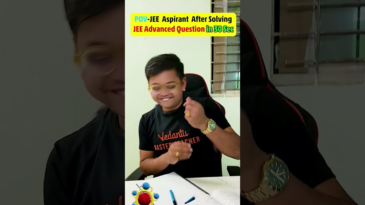 Solving JEE Adv question in 30 sec 🤣#jee #jee2024 #jeeadvanced #iitjee #meme #funny