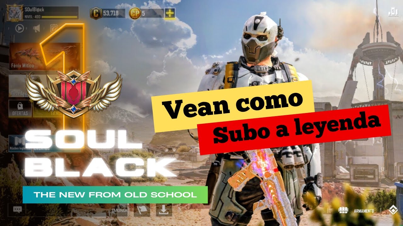 "Jugando BR para subir a leyenda al Estilo de SoulBlack" Segundo Lugar