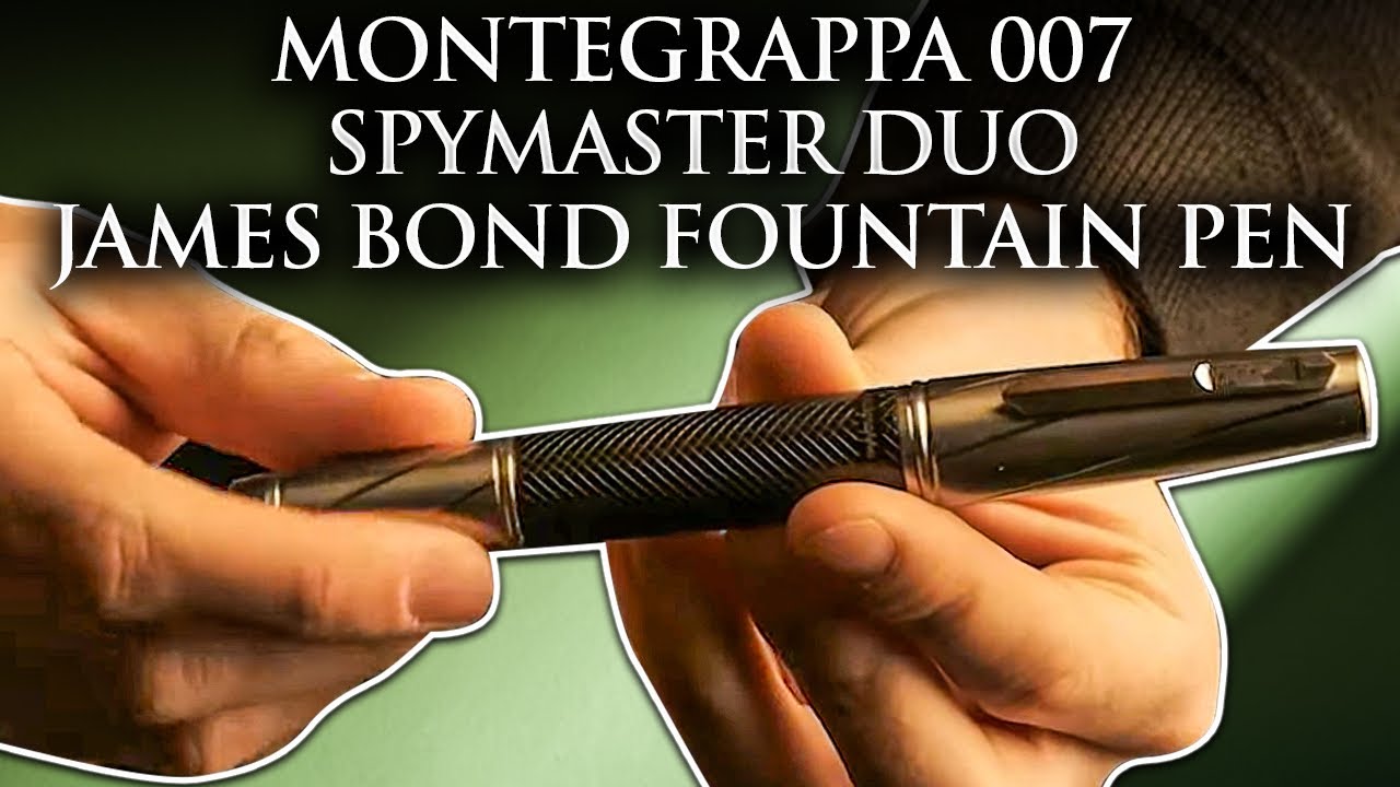New Fountain Pen Releases of Appelboom: Montegrappa 007 Spymaster Duo James Bond Fountain Pen