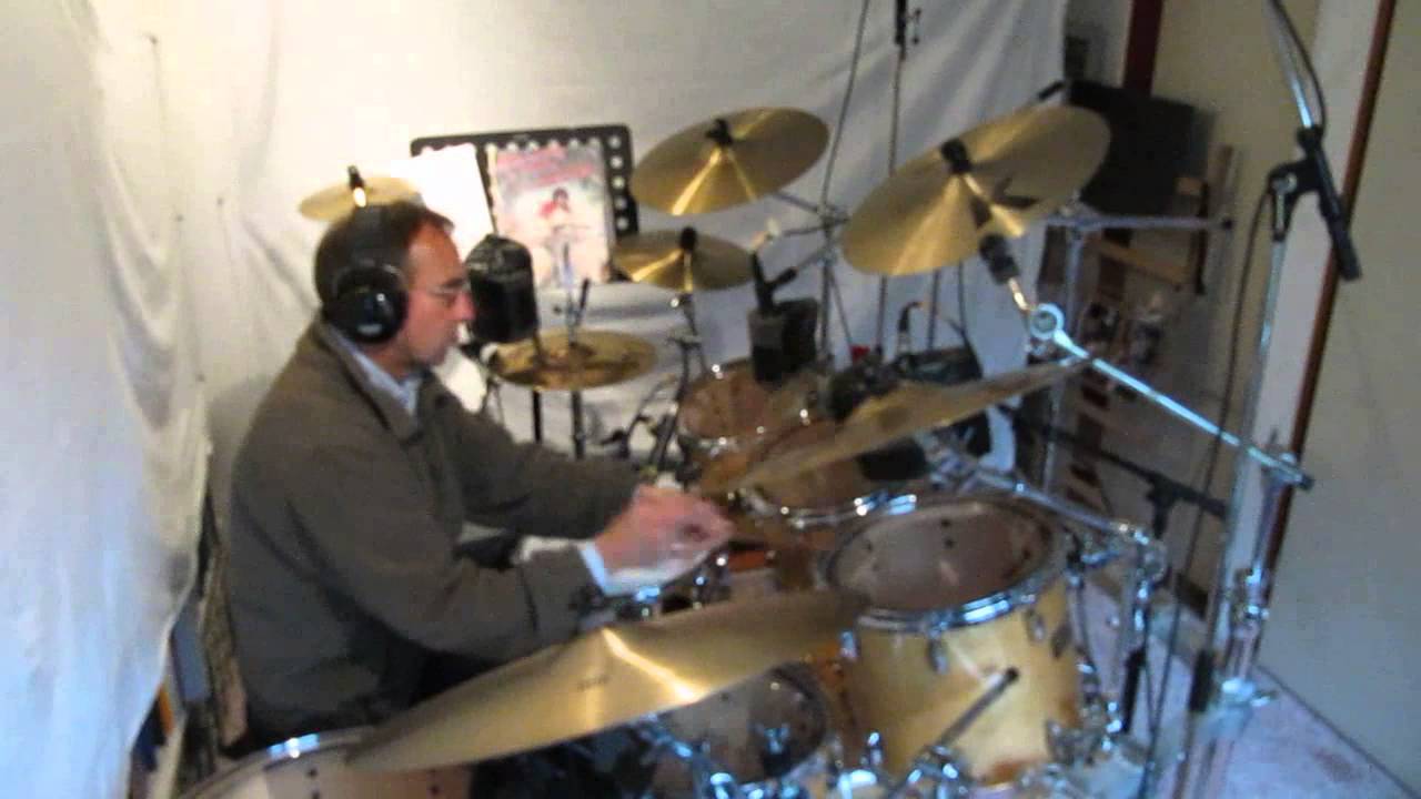120 bpm blues rock Drum Track for play along Studio