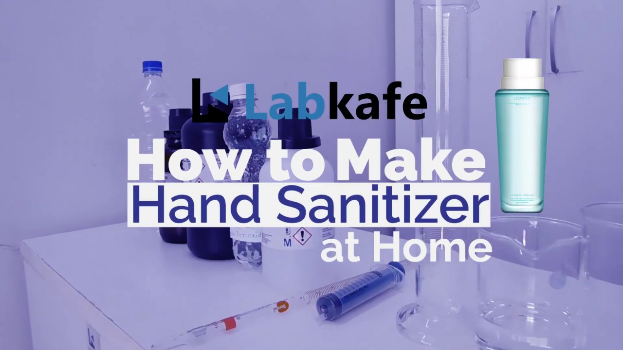 How to make hand sanitizer as per WHO guidelines at home