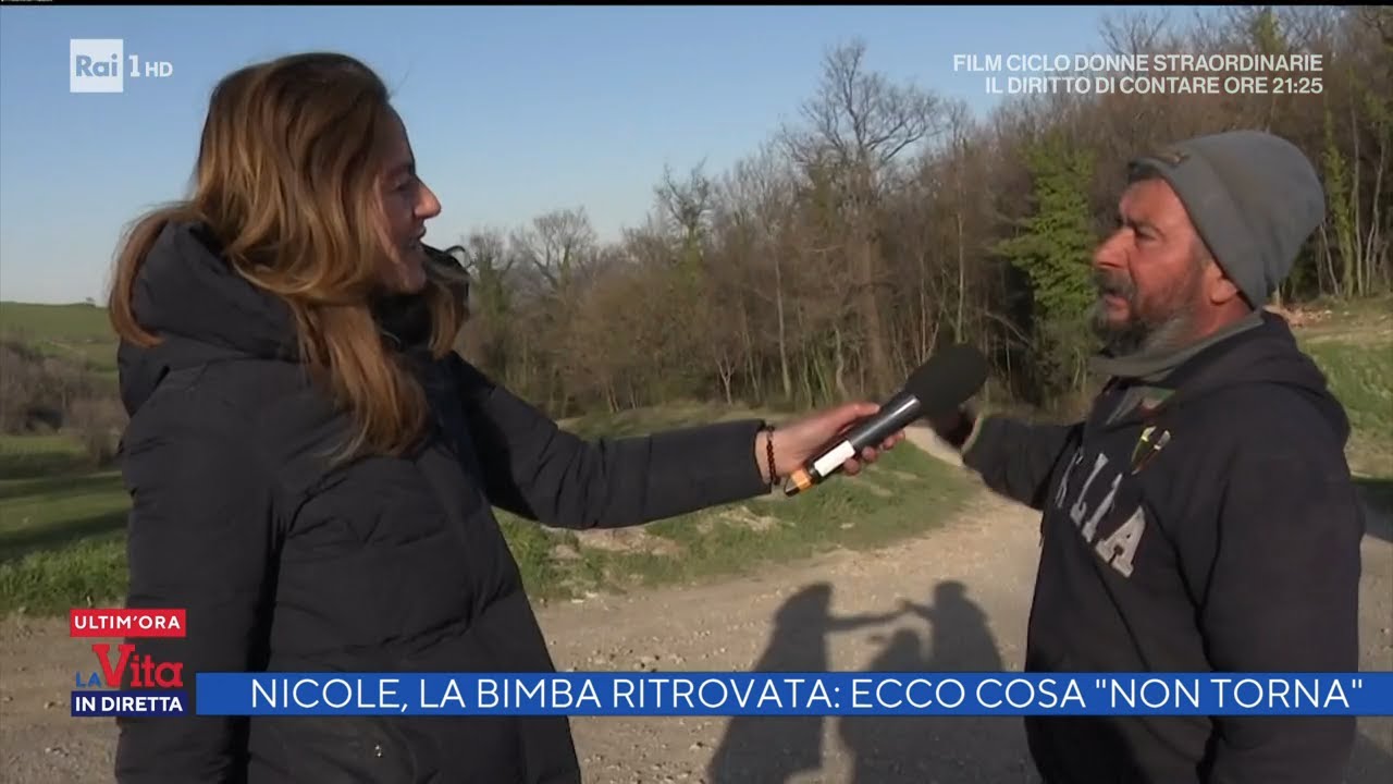 Nicole, la bimba ritrovata: cosa non torna - La vita in diretta - 06/04/2022