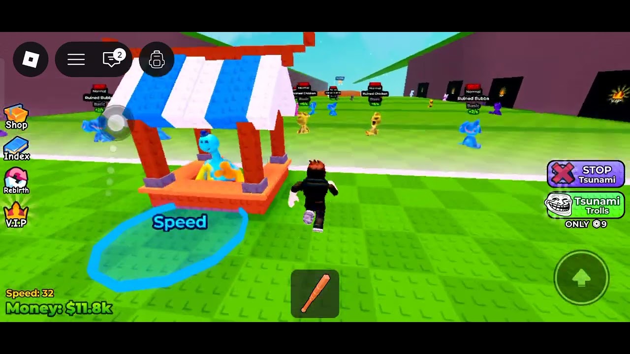  Roblox aku lari dari sunami Sambil ambil karakter popy playtime 