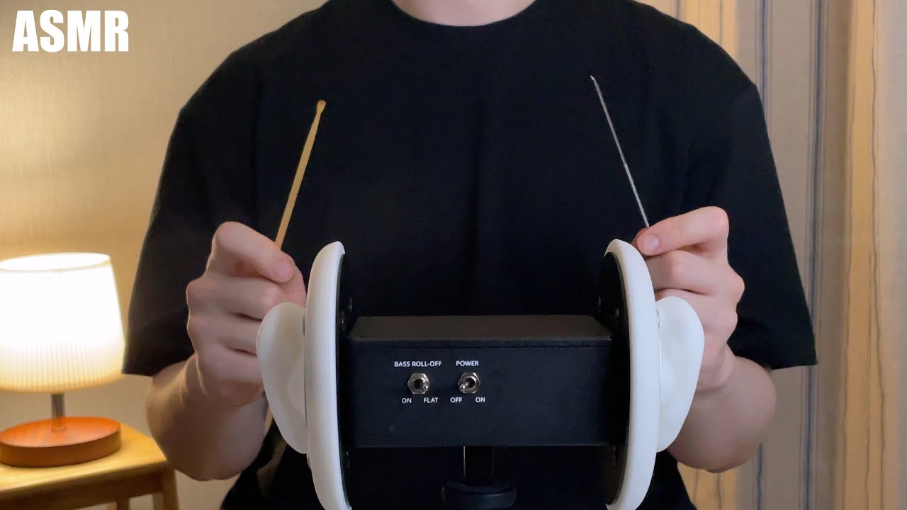 ASMR (No Talking) 딱딱하게 굳은 귀지 세게 긁어내는 귀청소 1시간 / Ear cleaning