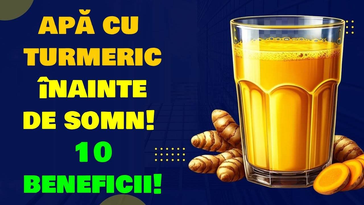10 BENEFICII ALE APEI CU TURMERIC &Icirc;NAINTE DE SOMN DESPRE CARE DOCTORII NU ȚI-AU SPUS!