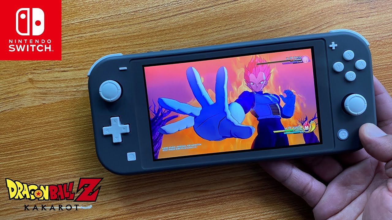 Dragon Ball Z: Kakarot DLC - Vegeta SSJ God Vs Beerus Nintendo Switch Lite Gameplay