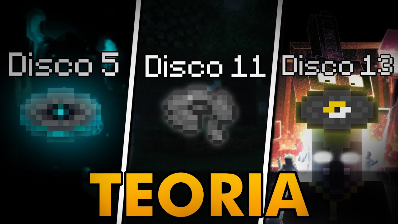 A HIST&Oacute;RIA PERDIDA DOS 3 DISCOS MAIS MISTERIOSOS DO MINECRAFT! (Teoria)